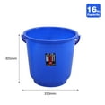 Cello Plastic Super Bucket Delux 2001, Sky Blue, 16 Litre