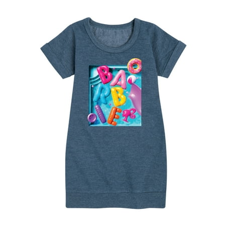 

Barbie - Summer Pool Floaties - Toddler And Youth Girls Fleece Dress