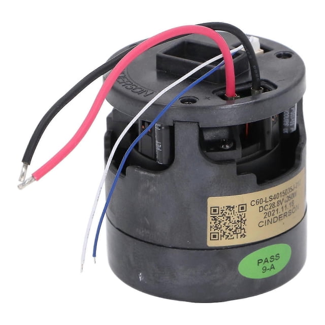 Vacuum Cleaner Motor DC28.8V 350W 100000RPM Black Brushless Aluminium Alloy Fan Blades Vacuum Motor Parts