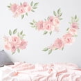 thumbnail image 4 of Lefu Pink Rose Self Adhesive Wall Stickers Home Living Room Decoration Background, 4 of 9
