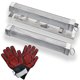 thumbnail image 1 of Kit de tubo ahumador para pellets FMOON de acero inoxidable de 12" con 5 h de humo, 1 of 5
