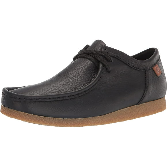 Clarks Mens Shacre Ii Run Moccasin, Black Leather, 12