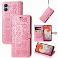 thumbnail image 2 of Funda Cartera FOXDOCK para Samsung Galaxy A04E , Flip PU con Relieve de Gatos y Perros, Tarjetero y Soporte, 2 of 6