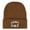 Caramel, variant on Super Bowl GAMEDAY Football Embroidered Acrylic Knit Beanie, Soft Stretchy Daily Hat, Ideal Unisex Gift for Men & Women