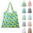 thumbnail image 1 of Reusable Grocery Bags, Large 50LBS Foldable Reusable Grocery Nylon Shopping Tote Bags, Machine Washable Waterproof, 1 of 7