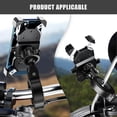 thumbnail image 4 of Universal Motorcycle Phone Holder with Ball Mount for Scooter Bike, Rearview Mirror Base Compatible Accessory, 4 of 5