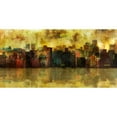 thumbnail image 3 of Roko, Ken 18x11 Black Modern Framed Museum Art Print Titled - Evening Skyline, 3 of 5