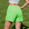 thumbnail image 5 of hoksml Women's Gingham Wrap Skort - Tie Front Mini Skirt with Built-In Shorts, Casual Summer Wear, 5 of 8