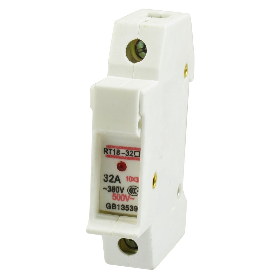 RT1832 AC 380V/500V 32A 10x38mm Cylindrical Single Pole Fuse Holder Base Walmart Canada
