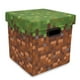thumbnail image 1 of Baúl de almacenamiento Minecraft Grassy Block de 33 cm con tapa, 1 of 7