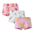 thumbnail image 5 of JUMEYU Underwear Girls Toddler Underwear Girls Panties Kids Briefs Comfortable Soft Cute Pattern 3 Packs 2T 3T (Blue,2-3 Years), 5 of 5
