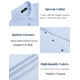 thumbnail image 5 of Camisa MAPICK de lino de manga corta para hombre, casual, azul claro, 5 of 6