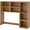 Natural, variant on Desk Hutch, Desktop Shelf with 5 Shelves, Desk Bookshelf w/Anti-Toppling Devices, Wood Table Top Bookshelf Organizer, Small Desk Shelf for Study, Office, Dorm (Burlywood, 5 Shelves)