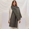 thumbnail image 2 of Bufanda de invierno cálida con estampado a cuadros para mujer, hijab de viaje, manta de cachemira gruesa, chal, poncho, pashmina, marca 2023, 2 of 5