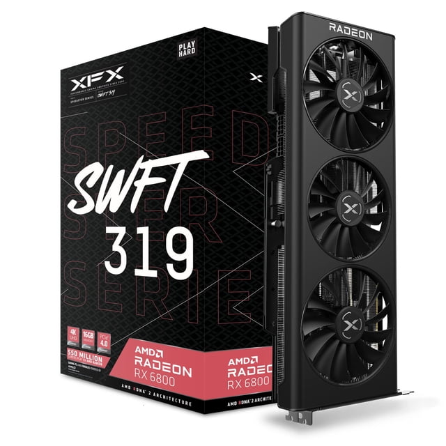 Tarjeta gráfica XFX Speedster SWFT319 Radeon RX 6800 16GB GDDR6