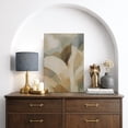 thumbnail image 2 of Canvas Print Neutral Beige Modern Abstract Wall Art Contemporary Minimalist Decorative for Living Room Bedroom - 12"x18", 2 of 8