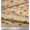 thumbnail image 2 of Soimoi Cotton Voile Fabric Flamingo Bird Fabric Prints by Yard 42 Inch Wide, 2 of 3