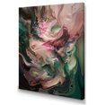 thumbnail image 2 of Designart "Pink Green Inner Worlds Of Marble IV" Modern Geometric Wall Decor, 2 of 5