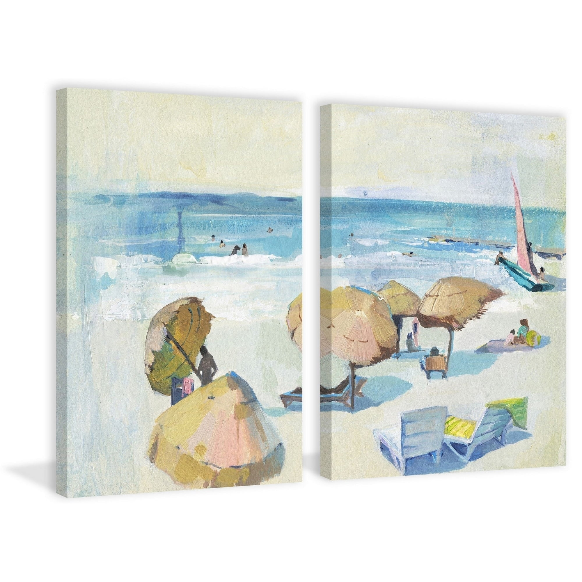 Marmont Hill Summer Sea Diptych