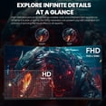 thumbnail image 6 of CRUA 32" Curved Gaming Monitor -200Hz FHD (1920 *1080P), 120% sRGB, AMD Freesync, HDMI/DP, Wall Mountable Installs-Black, 6 of 7