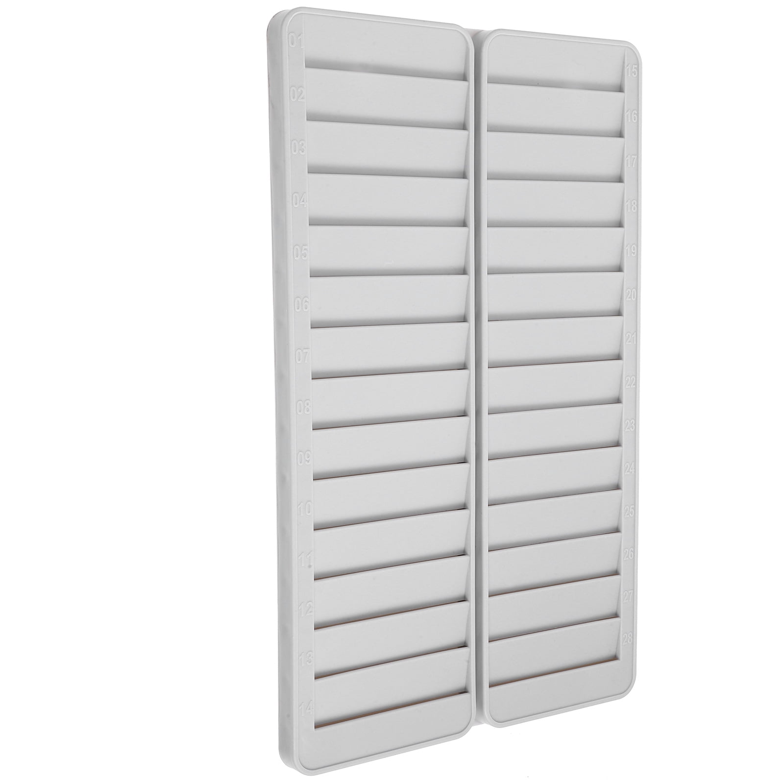 HOMEMAXS  Pyramid Badge Rack Card Slot Holder Magnetic Stripe Cards Hanging Office
