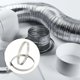 thumbnail image 5 of Abrazadera de manguera de acero inoxidable flexible y duradera, diseño resistente a la corrosión que ofrece un rendimiento duradero en aplicaciones automotrices y mecánicas, 5 of 5