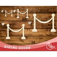 thumbnail image 3 of Unfinished Wood Movie Rope Shape | DIY Craft Cutout 20" / 3/4", 3 of 3