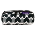 thumbnail image 2 of J World Girls Jojo Double Compartment Kids Pencil Case for School, Heart Dot, 2 of 6