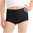 thumbnail image 2 of zbxnLI Cotton Underwear for Womens Seamless Midi Waist Boxer Briefs Comfy Breathable Stretchy Ladies Boyshorts, 2 of 6