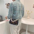 thumbnail image 4 of Bolsa Moda mujer perla lentejuelas cilindro bolsos cadena hombro bolsos (negro) JShteea Para Estrenar, 4 of 9
