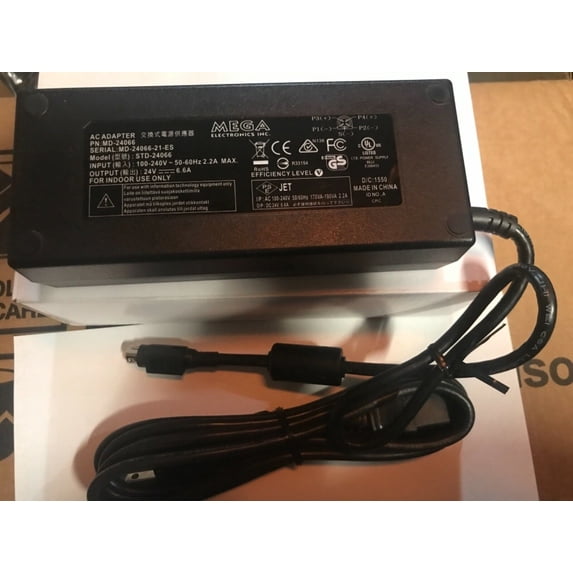 AC/DC Power Supply 24V 6.6A 160W STD-24066 MEGA POWERPAX MDS-160T-P240 MD-24066