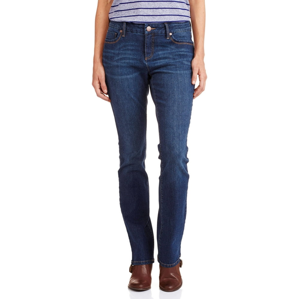 Faded Glory - Women's Slim Bootcut Core Denim available in Regular and ...