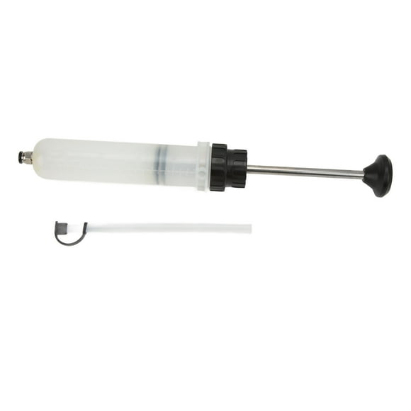 Fluid Pump, Oil Extractor Pump Heavy Duty Construction 200ML Double Seals Auto Repair Large Syringe for Car