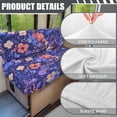thumbnail image 6 of Kuiaobaty Floral Leaf Purple Pattern Washable RV Dinette Cushions Covers for RV Camper Furniture Protector with Car Bench 1 Backrest Covers & 1 Bench Covers Home & Kitchen, 6 of 7