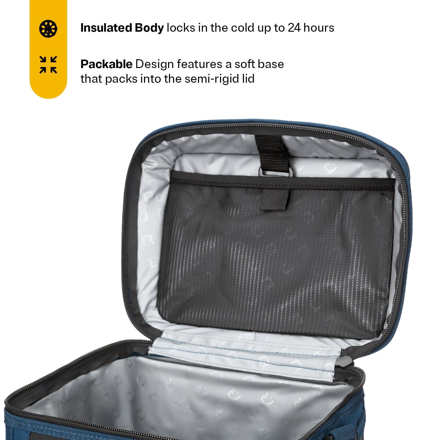 Sac Isotherme RTIC 8 Boîtes - Portable Avec Bandoulière - Bleu Marine - Occasion Léger Usage - Fabriqué Aux États-Unis