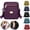 Purple, variant on Clossjun Nylon Crossbody Bags For Women Daily Wear Purses Adjustable Belt Handbags Casual Messenger Bag Waterproof For Female Work Out Black