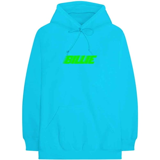Billie Eilish - Sudadera Foto Térmica para Adultos Unisex (Azul Neón)