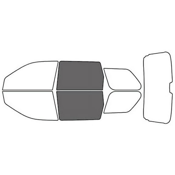 Rvinyl Car Window Pre Cut Tint Kit Back 20% Single Ply Fits Jeep Grand Cherokee 2005-2010