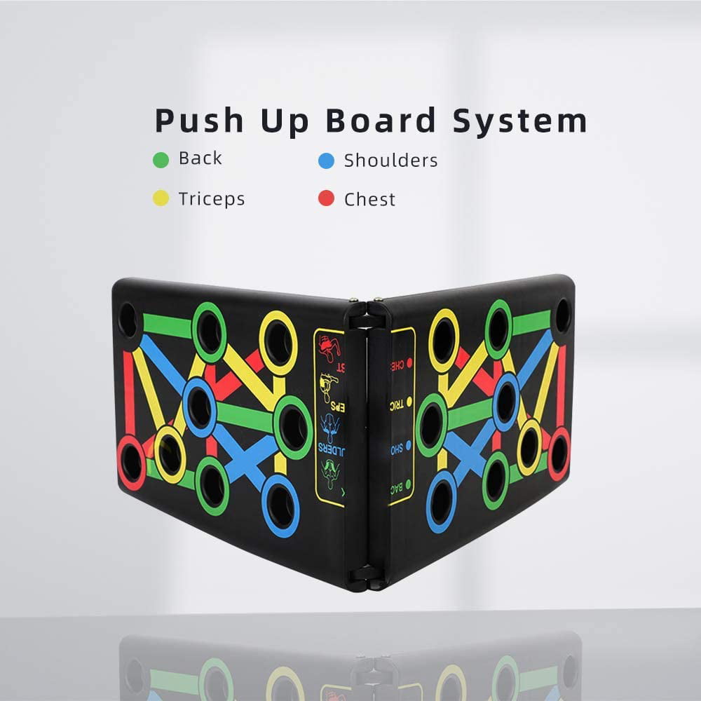 Portable Push-Up Stands Fitness Equipment for Gym Home Upper Body Core Workout Push Up Board 14 in 1 Training System 