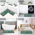 thumbnail image 4 of 2-Piece Kitchen Rugs Set Non-Slip Mats Carpet Floor for Kitchen, Bathroom (19.7"x27.6" & 19.7"x47.2") Beautiful Psychedelic Bird, 4 of 7