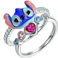 thumbnail image 3 of Ring Set for Women, Two-Piece Ring Jewelry, Best Gift for Christmas, Valentine's Day (Card Not Included), 3 of 9