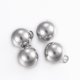 thumbnail image 1 of Tarnish Resistant 304 Stainless Steel Sphere Charms Round Ball Mixed Color 11x8mm Hole: 2mm, 1 of 2