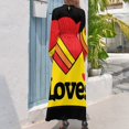 thumbnail image 3 of Vestido largo de mujer Loves Truck Stop, ropa de mujer, vestido de verano holgado, 3 of 5