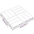 thumbnail image 4 of vidaXL Decking Tiles 30 pcs 30x30 cm Solid Wood Teak, 4 of 5