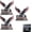 3PCS, variant on USA Faith, Family & Freedom Metal Emblem, 3D American Eagle Flag Pattern Car Emblem, Patriotic Edition Metal Car Emblem for Automotive, Trucks, SUV, Motorcycle WWSOGQH