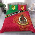 thumbnail image 1 of (Custom Personalised) Vanuatu Bedding Set Pattern Sand Drawing LT13, 1 of 4