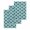 Blue, variant on Black Rhombus Kitchen Dish Towels for Drying Dishes Set of 3, Retro Abstract Geometric Pattern Waffle Weave Microfiber Hand Tea Bathroom Towels Quick Dry & Absorbent Towel 15.7x23.6
