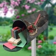 thumbnail image 4 of Coolnut Mailbox Covers Magnetic Standard Size Eagle in Flight at Snowfall Seasonal Mail Wraps for Home Outdoor Decor, 25.4"x20.78", 4 of 5