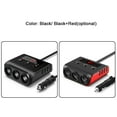 thumbnail image 4 of Labymos Car Chargers 100W High Power Charging Adapter 3-Socket Power Splitter 12/24V with 4 USB, 4 of 8