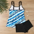 thumbnail image 5 of Weiqiqre Tankini Swimsuits for Women Tankini Swimsuits Tummy Control Flowy Swimwear Two Piece Bathing Suits Swim Tank Top with Boyshorts, 5 of 6
